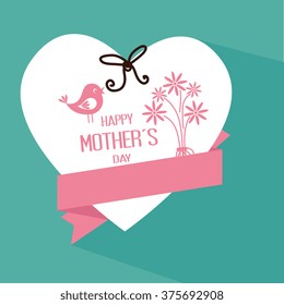 happy mothers day design 