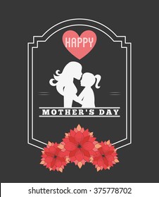 happy mothers day design 