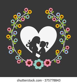 happy mothers day design 