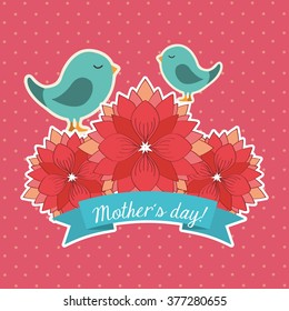 happy mothers day design 