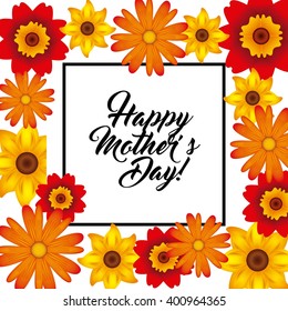happy mothers day design 