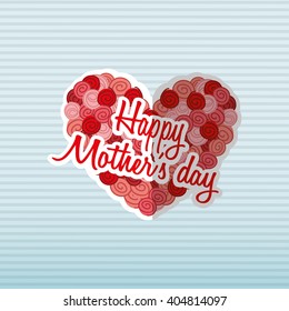 happy mothers day design 