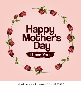 happy mothers day design 
