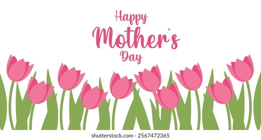 Happy mother's day design for card, invitation, poster, flyer, web design