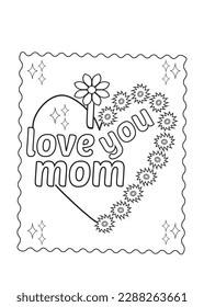 Happy mother's Day design for mom lover