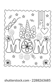 Happy mother's Day design for mom lover