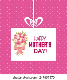 happy mothers day design, vector illustration eps10 graphic