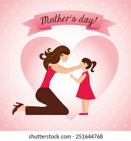 happy mothers day design, vector illustration eps10 graphic 