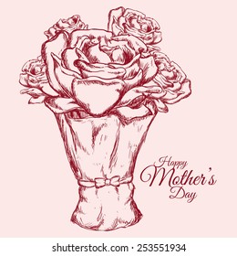 happy mothers day design, vector illustration eps10 graphic 