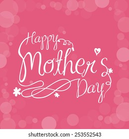 happy mothers day design, vector illustration eps10 graphic 