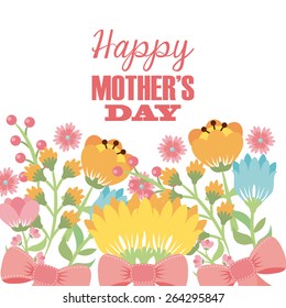 happy mothers day design, vector illustration eps10 graphic 