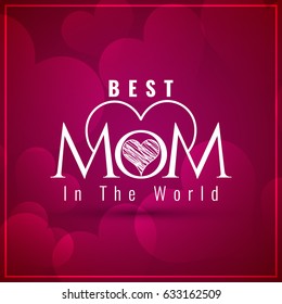 Happy Mother's day elegant background