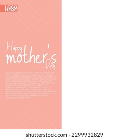 Happy mothers Day event post, Mother Day post, Clipping image post for mothers day