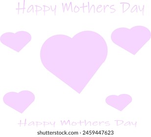 Happy Mothers Day. Figure, card, to honor Mother's Day