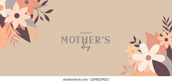 Happy Mother's Day Floral Banner