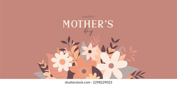 Happy Mother's Day Floral Banner