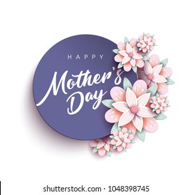 Happy Mother's Day with Flower