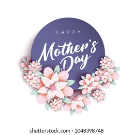 Happy Mother's Day with Flower