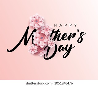 Happy Mother's Day with Flower