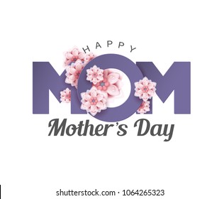 Feliz Día de la Madre con Flor