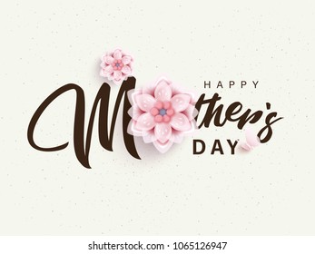 Happy Mother's Day with Flower