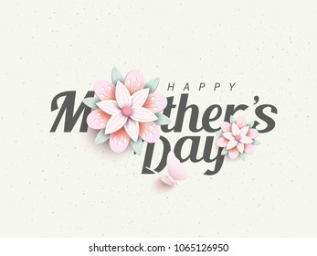 Happy Mother's Day with Flower