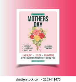 Happy Mother's Day Flyer Template