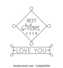 happy mothers day frame