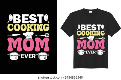 
Happy Mother's Day Graphic T-shirt Design.best cooking mom ever.Vector Design Featuring Flowers to Celebrate Mother's Day in Style
Mom you are the queen, mother quotes typographic t shirt design.
