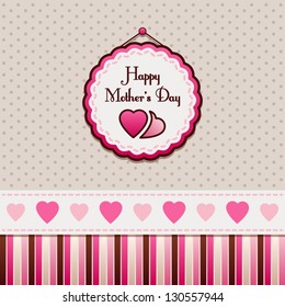 Happy Mother's Day, greeting card.