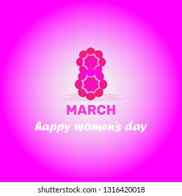 Happy Mother's Day Greeting Card. A colorful background with flowers and a frame.- Vector