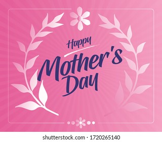 Happy Mother's Day greeting card.