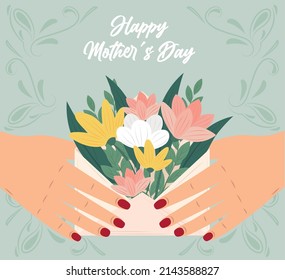 happy mothers day greeting card