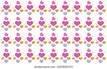Happy mother's day - Greeting card. Brush calligraphy on floral hand drawn pattern background.