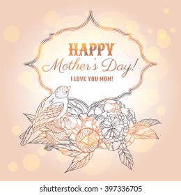 Happy Mother's Day greeting card 