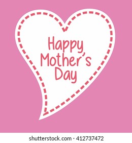 Happy Mother's Day Greeting Card Design Template