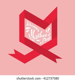 Happy Mother's Day Greeting Card Design Template
