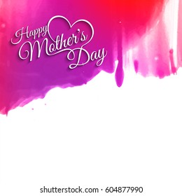 Happy Mother's day greeting card design