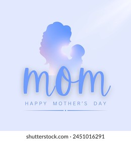 Happy Mother's Day greeting design for the mother's day, 14 may mother's day, social media post, banner, poster.