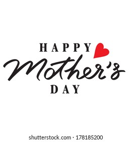 happy mothers day hand lettering handmade calligraphy
