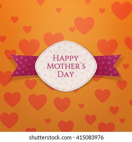 Happy Mothers Day Holiday festive Sign