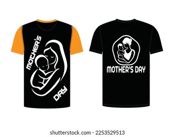  Happy mother's day . How to design a t-shirt design in photoshop, adobe illustrator. How to make a vector image . t shirt design vector art, icons and graphics  design.