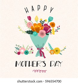 Happy mother's day illustration