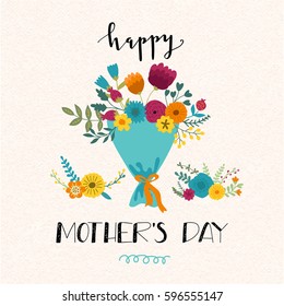 Happy mother's day illustration