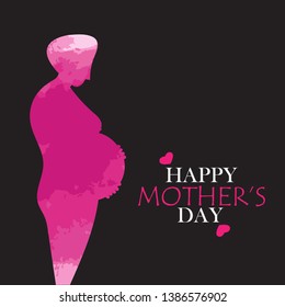 Happy Mother's Day illustration vector image