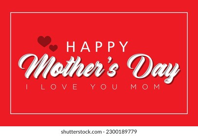 Happy Mother's Day, Mother's day, label, sticker, mnemonic, icon, logo, poster