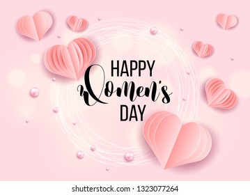 Happy mother's day layout design with roses, lettering, ribbon, frame, dotted background. Vector illustration. Best mom / mum ever cute feminine design for menu, flyer, card, invitation.
