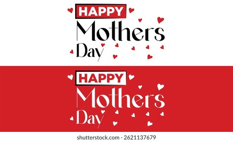 Feliz Dia das Mães com letras . Ilustração de vetor de caligrafia artesanal. Estilo de texto do dia da mãe