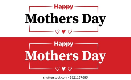 Feliz Dia das Mães com letras . Ilustração de vetor de caligrafia artesanal. Estilo de texto do dia da mãe