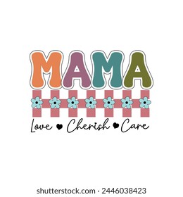 Happy Mothers Day lettering set. Handmade calligraphy vector illustration. Mother's day Tshirt.  mother's day design.Vintage Tshirt Design For t-shirt print and other uses template Vector EPS